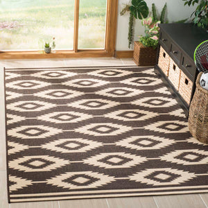 Safavieh Linden 100 Rug Collection LND171U - Creme / Brown