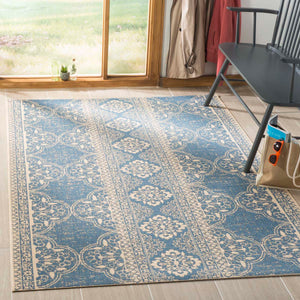 Safavieh Linden 100 Rug Collection LND174N - Cream / Blue