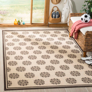Safavieh Linden 100 Rug Collection LND181U - Creme / Brown