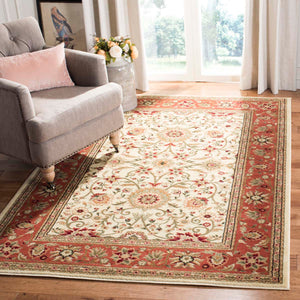 Safavieh Lyndhurst Rug Collection LNH212R - Ivory / Rust
