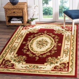 Safavieh Lyndhurst Rug Collection LNH218C - Red / Ivory