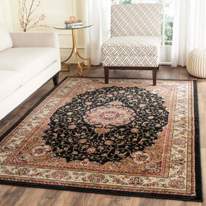 Safavieh Lyndhurst Rug Collection LNH329A - Black / Ivory