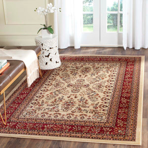Safavieh Lyndhurst Rug Collection LNH331A - Ivory / Red