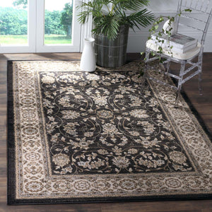 Safavieh Lyndhurst Rug Collection LNH340D - Anthracite / Cream