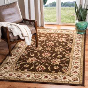 Safavieh Lyndhurst Rug Collection LNH553-2512 - Brown / Ivory