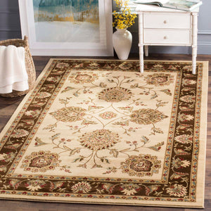 Safavieh Lyndhurst Rug Collection LNH555-1225 - Ivory / Brown