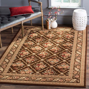 Safavieh Lyndhurst Rug Collection LNH556-2525 - Brown / Brown
