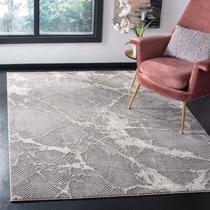 Safavieh Lurex 100 Rug Collection LUR187G - Grey / Ivory