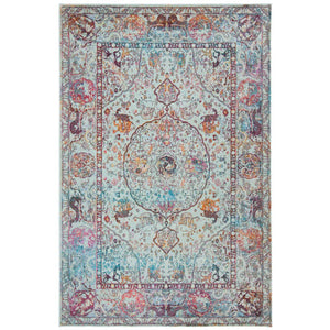 Safavieh Luxor Rug Collection LUX330K - Turquoise / Aqua