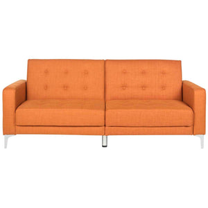 Safavieh Soho Tufted Foldable Sofa Bed - Orange