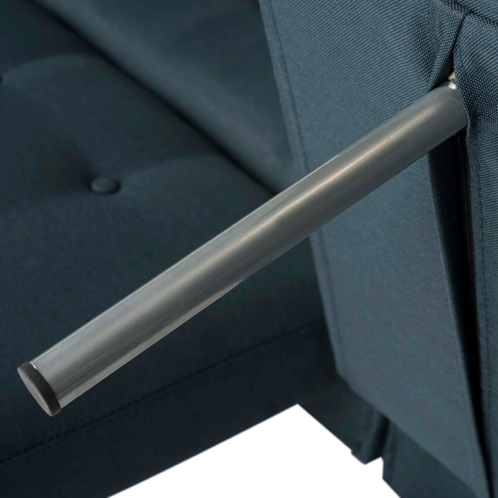 Safavieh Soho Tufted Foldable Sofa Bed - Navy