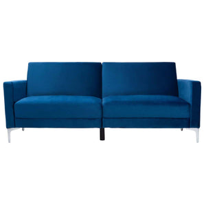 Safavieh Chelsea Foldable Futon Bed - Navy / Chrome