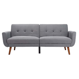 Safavieh Bushwick Foldable Futon Bed - Stone / Brown
