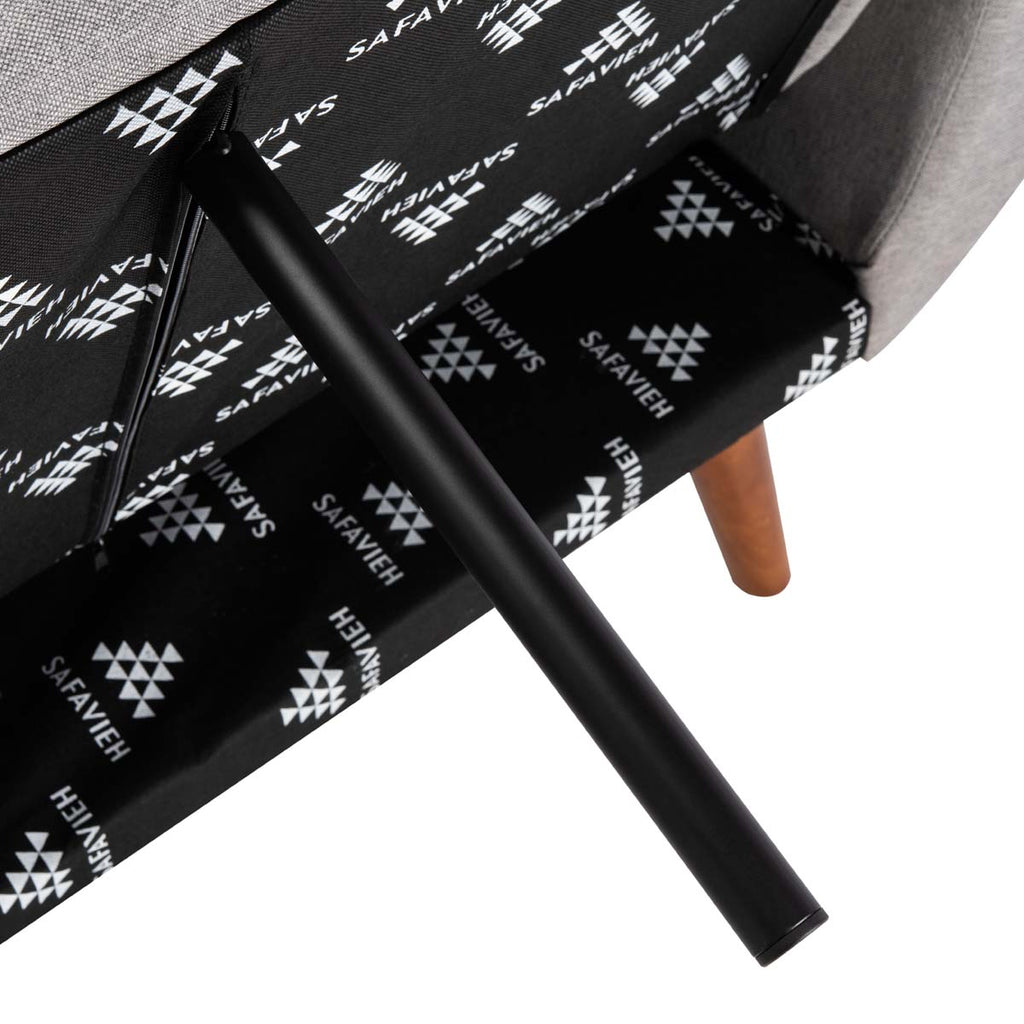 Safavieh Bushwick Foldable Futon Bed - Grey / Brown