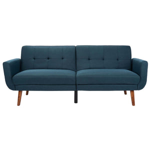 Safavieh Bushwick Foldable Futon Bed - Navy / Brown