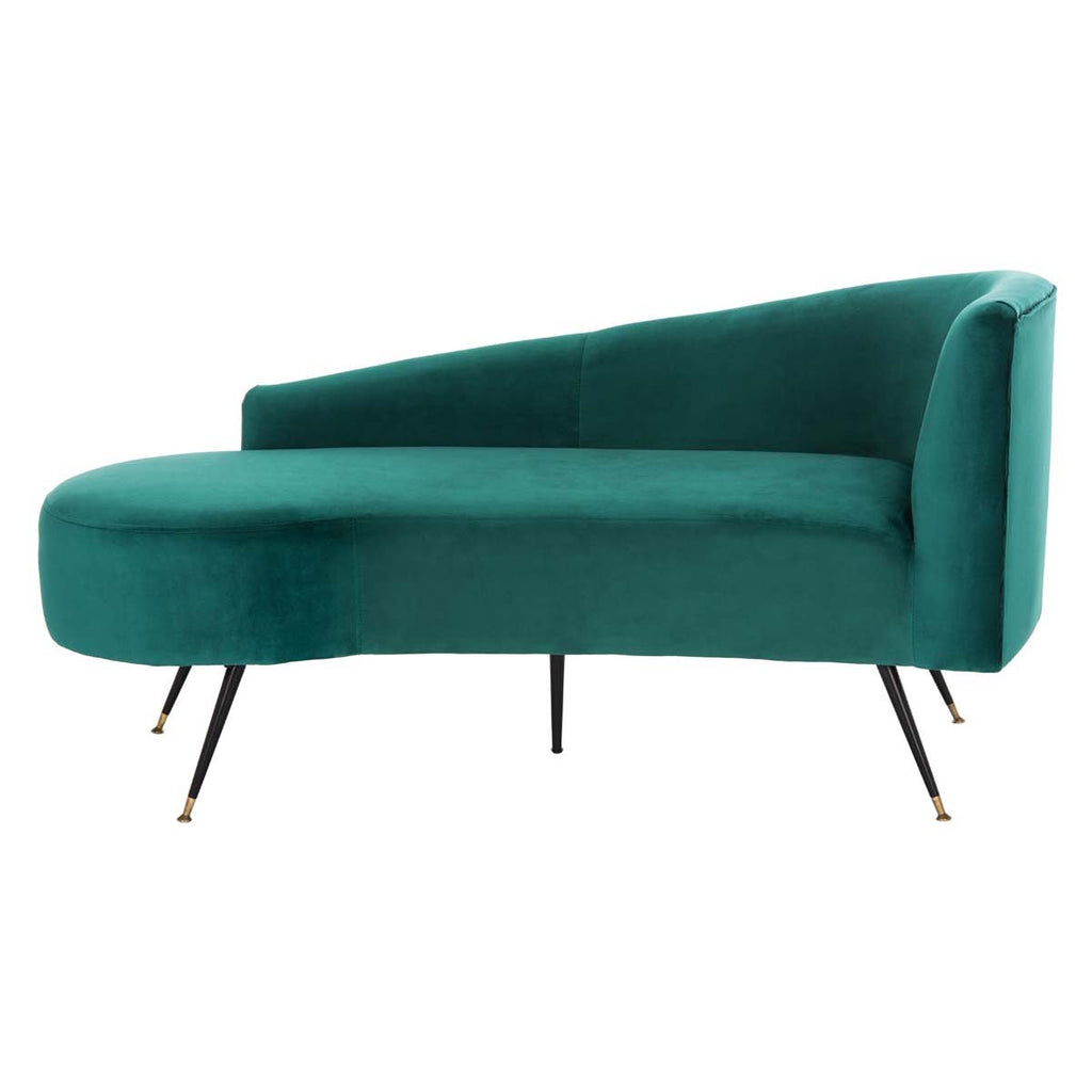 Safavieh Evangeline Parisian Settee - Emerald / Black
