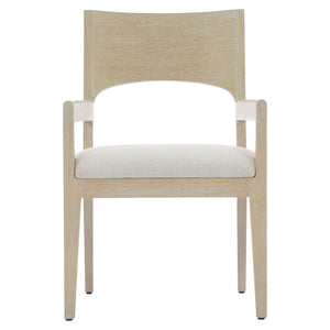 Solaria Wood Back Arm Chair In Fabric B581 | Bernhardt - 310556