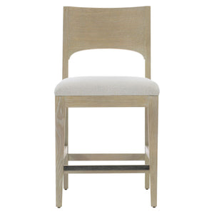 Solaria Wood Back Counter Stool In Fabric B581 | Bernhardt - 310587