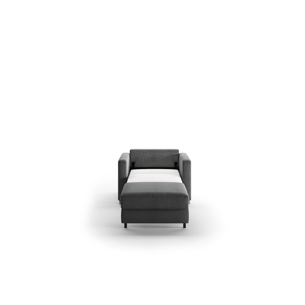 Fantasy Cot Chair Sleeper  | Luonto Furniture - Fun 481 - 217/6 Chrome