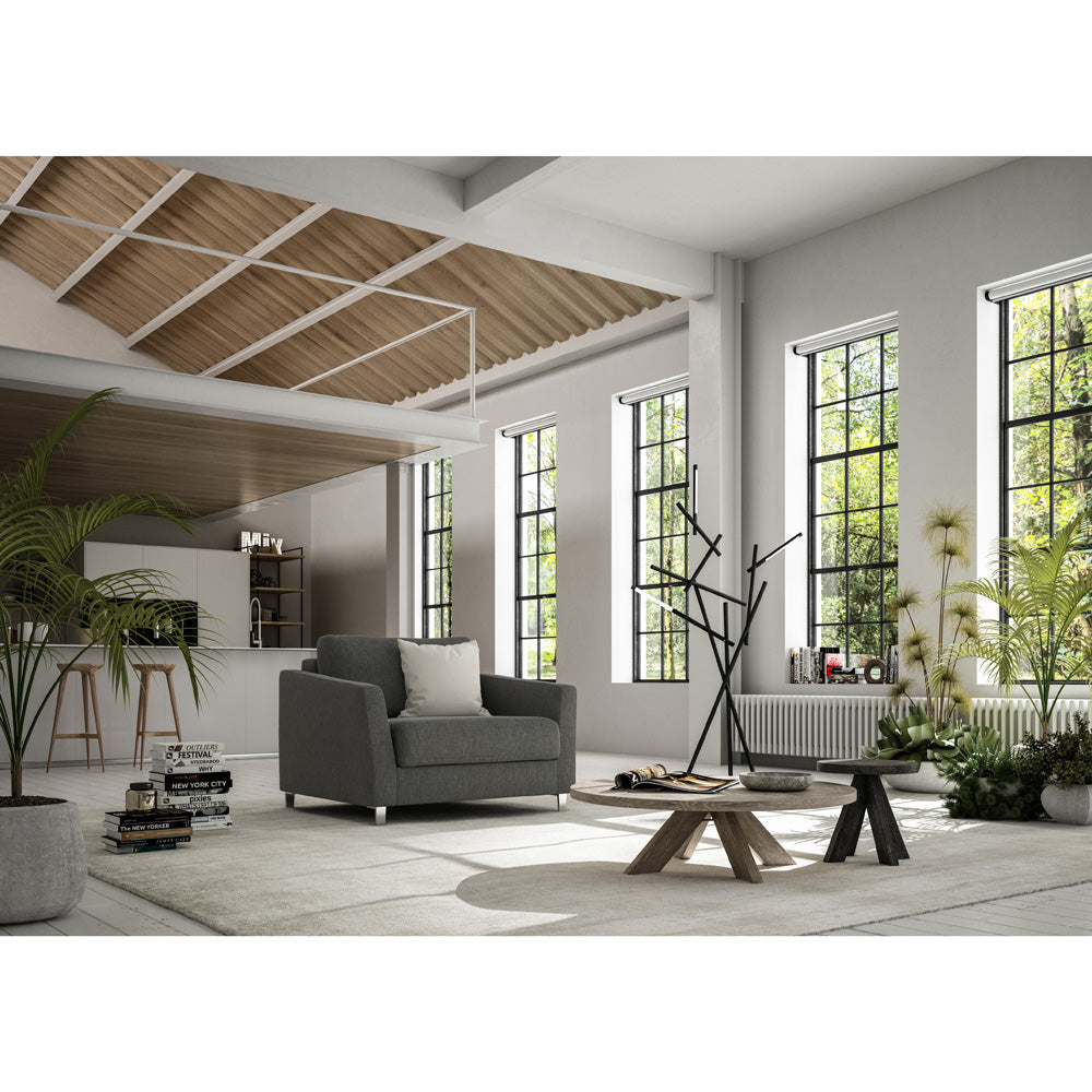 Monika Cot Chair Sleeper  | Luonto Furniture - Oliver 515 -234/9 Chrome Copy