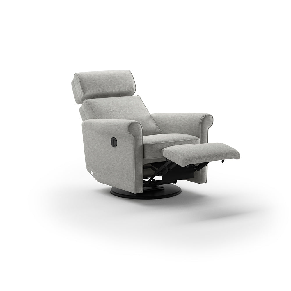 Rolled Recliner  | Luonto Furniture - Power & Battery - Oliver 173