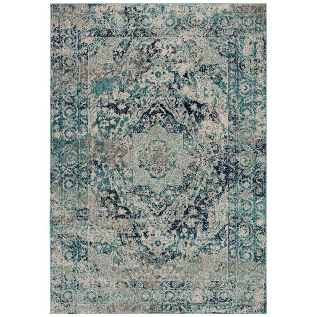 Safavieh Madison Rug Collection MAD152M - Ivory / Blue