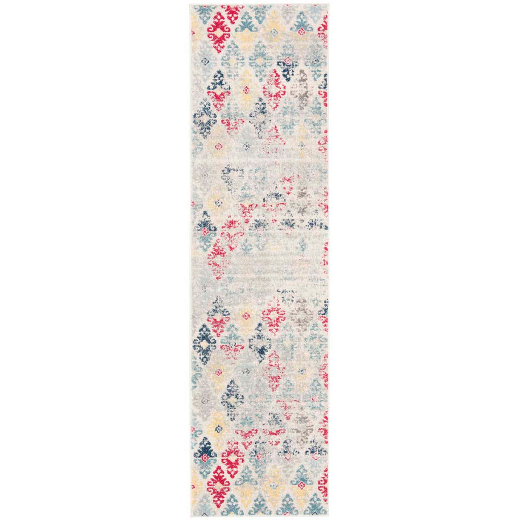 Safavieh Madison 300 Rug Collection MAD304M - Ivory / Blue
