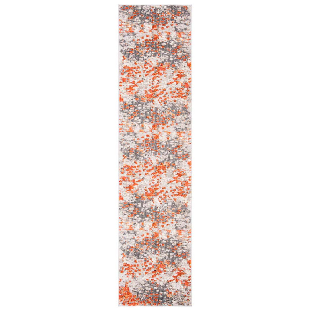 Safavieh Madison 400 Rug Collection MAD425H - Grey / Orange