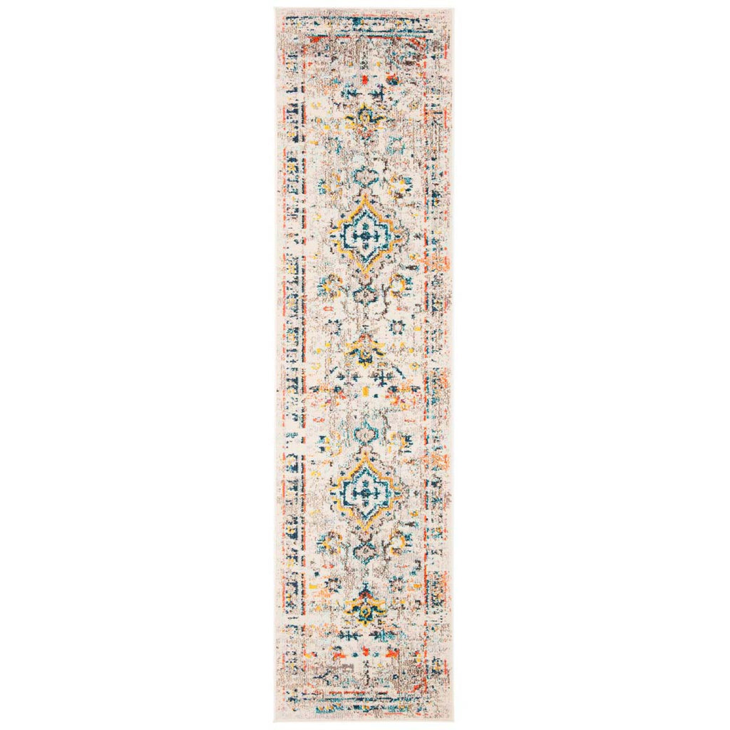 Safavieh Madison 400 Rug Collection MAD474B - Cream / Blue