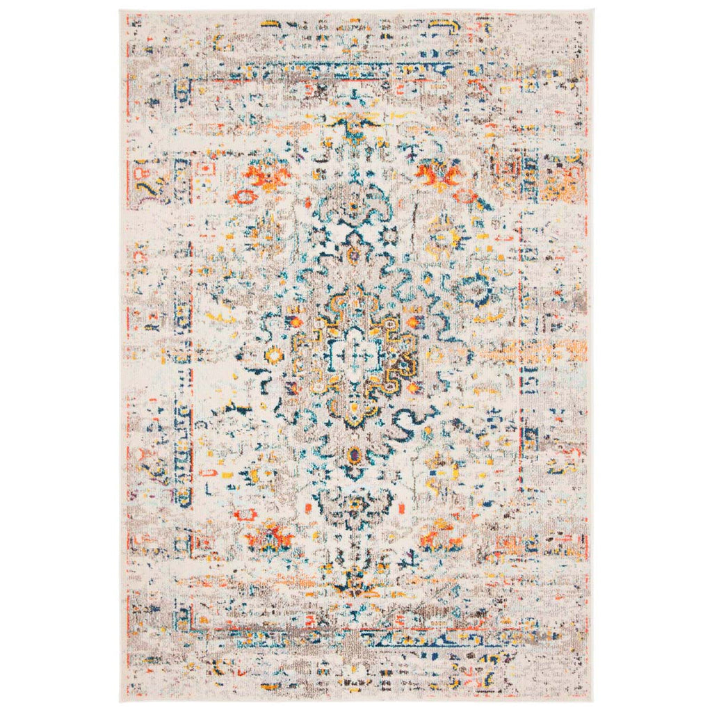 Safavieh Madison 400 Rug Collection MAD474B - Cream / Blue