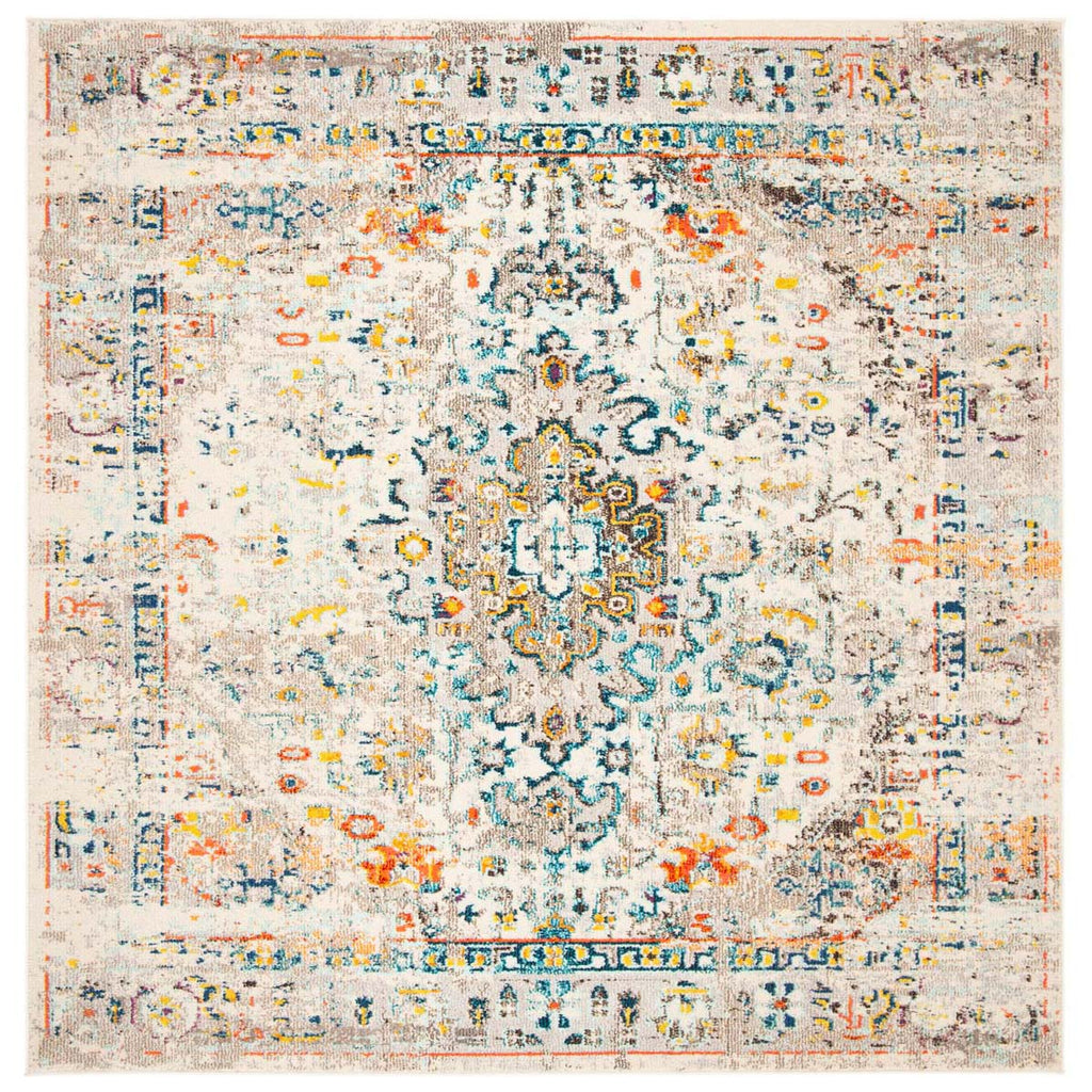 Safavieh Madison 400 Rug Collection MAD474B - Cream / Blue