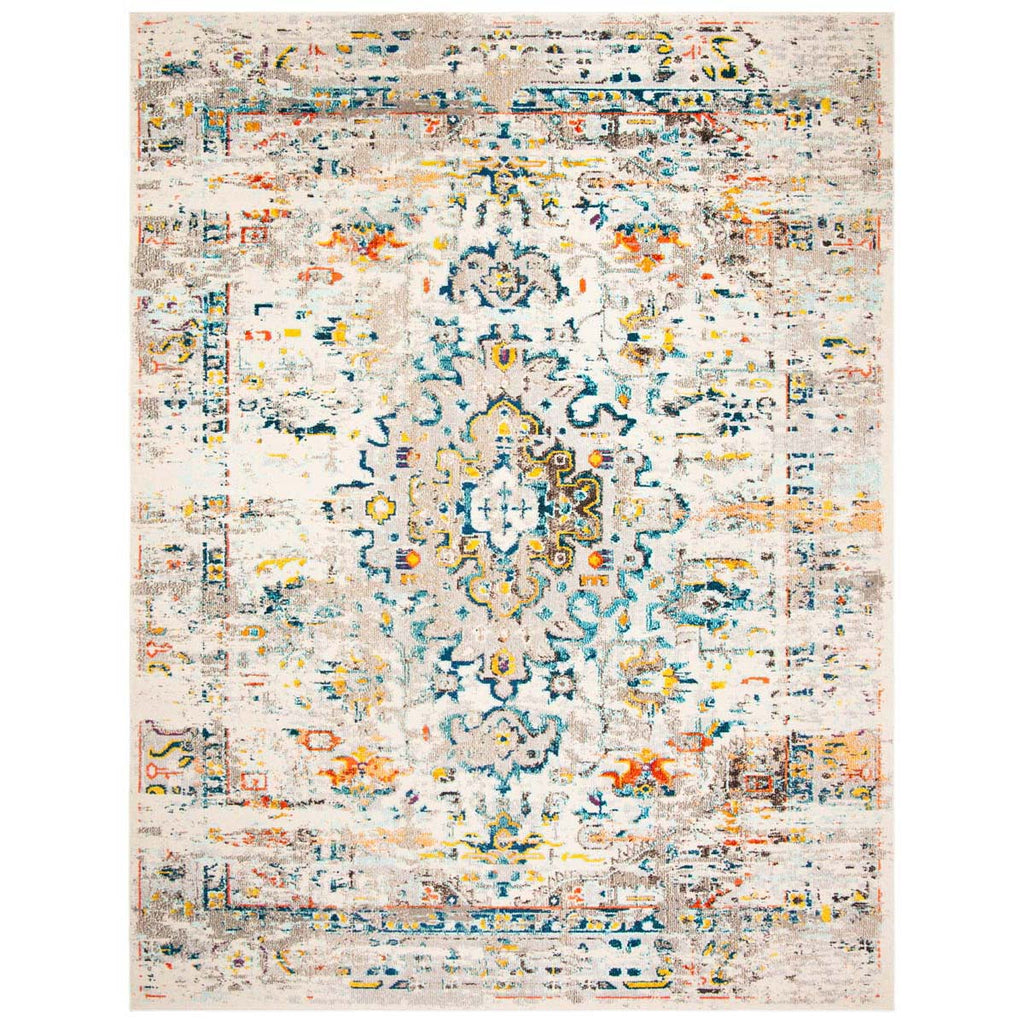 Safavieh Madison 400 Rug Collection MAD474B - Cream / Blue