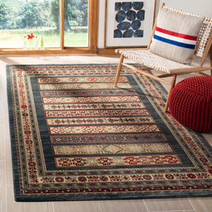 Safavieh Mahal Rug Collection MAH636C - Navy / Creme