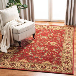 Safavieh Mahal Rug Collection MAH693Q - Red / Beige