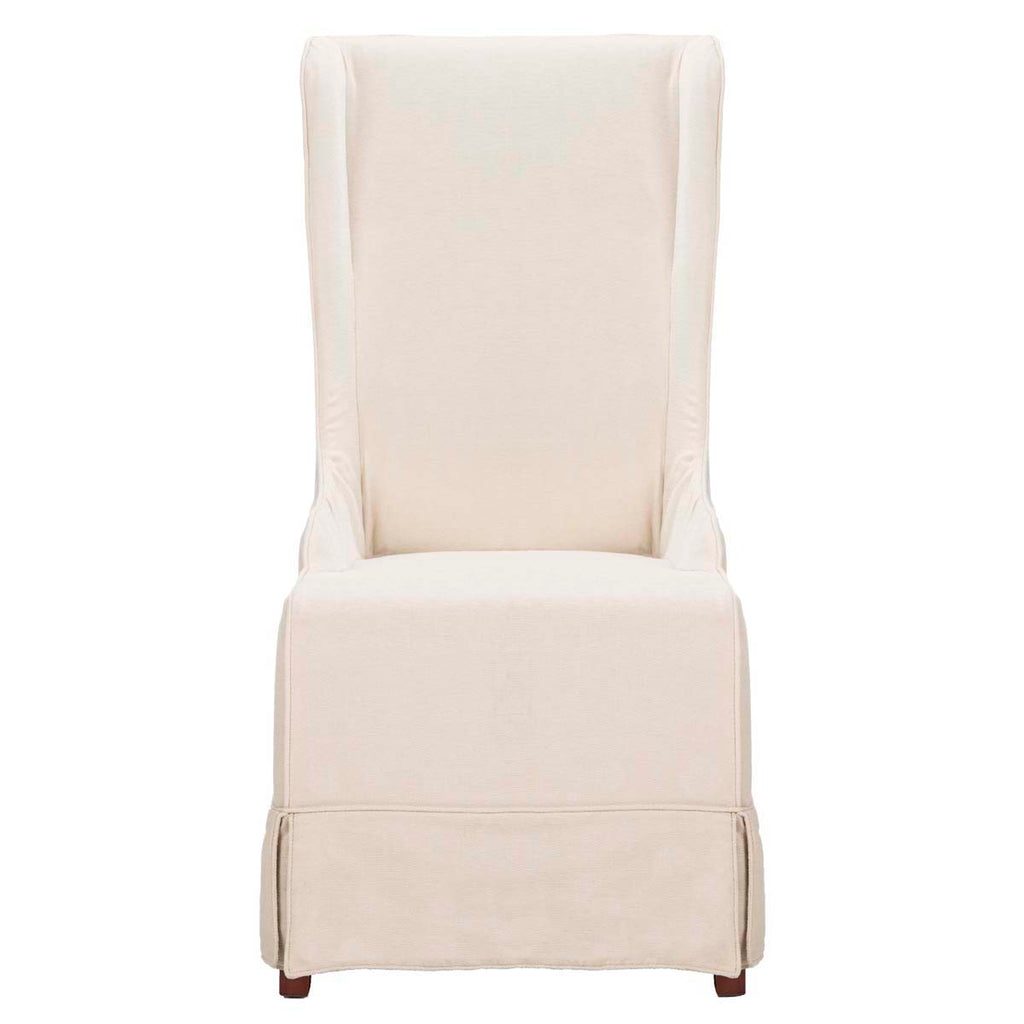 Safavieh Becall 20''H Linen Dining Chair - Creme