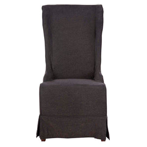 Safavieh Becall 20''H Linen Dining Chair - Grey
