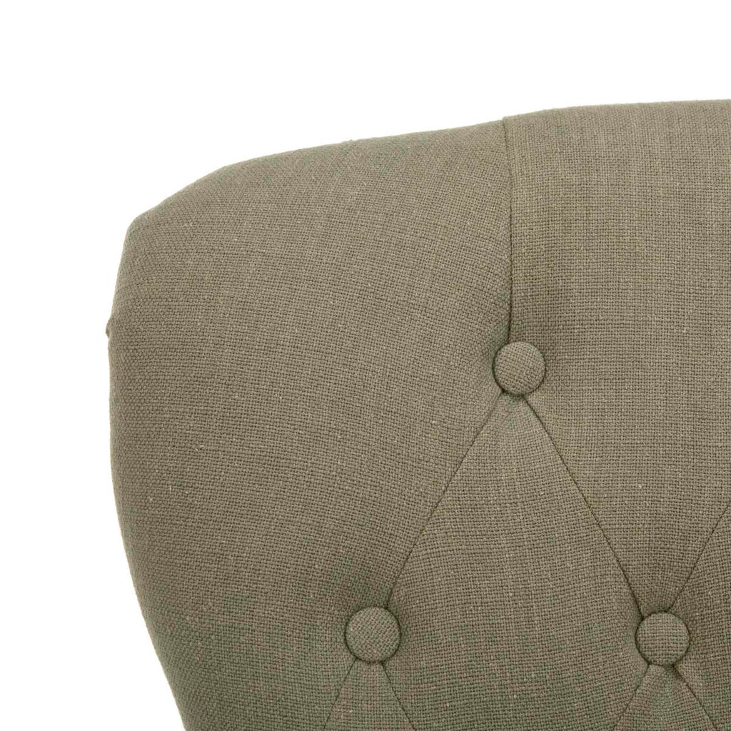 Safavieh Falcon Tufted Arm Chair - Granite