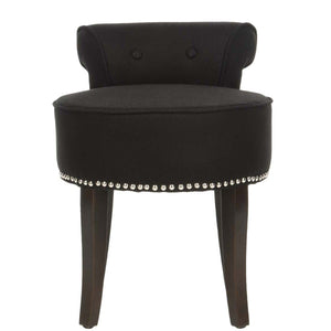 Safavieh Georgia Vanity Stool - Black