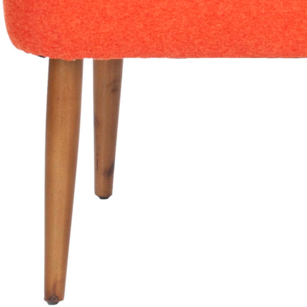 Safavieh Levi Bench - Levi Bench / Burnt Orange / Natural Oak
