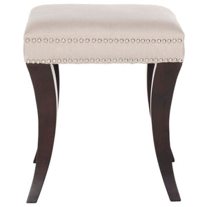 Safavieh Diva Tufted Ottoman - Taupe
