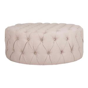 Safavieh Charlene Tufted Cocktail Ottoman - Taupe
