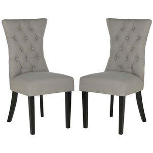 Safavieh Gretchen 21''H Tufted Side Chair (Set Of 2)-Granite