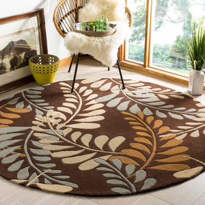 Safavieh Modern Art Rug Collection MDA625A - Brown / Multi