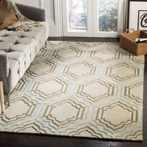 Safavieh Modern Art Rug Collection MDA626A - Beige / Multi