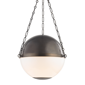 Hudson Valley Lighting 3 Light Large Pendant - Distressed Bronze