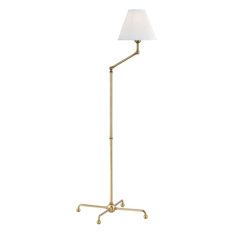 Hudson Valley Lighting 1 Light Adjustable Floor Lamp - Aged Brass