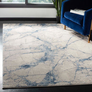 Safavieh Meadow 100 Rug Collection MDW180N - Navy / Ivory