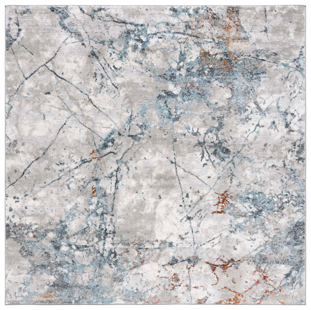 Safavieh Meadow Collection, MDW577F - Grey / Blue