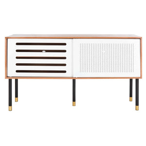 Safavieh Shiloh Tv Stand - White / Natural