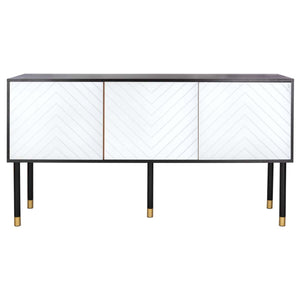 Safavieh Oakley Tv Stand - Black / White